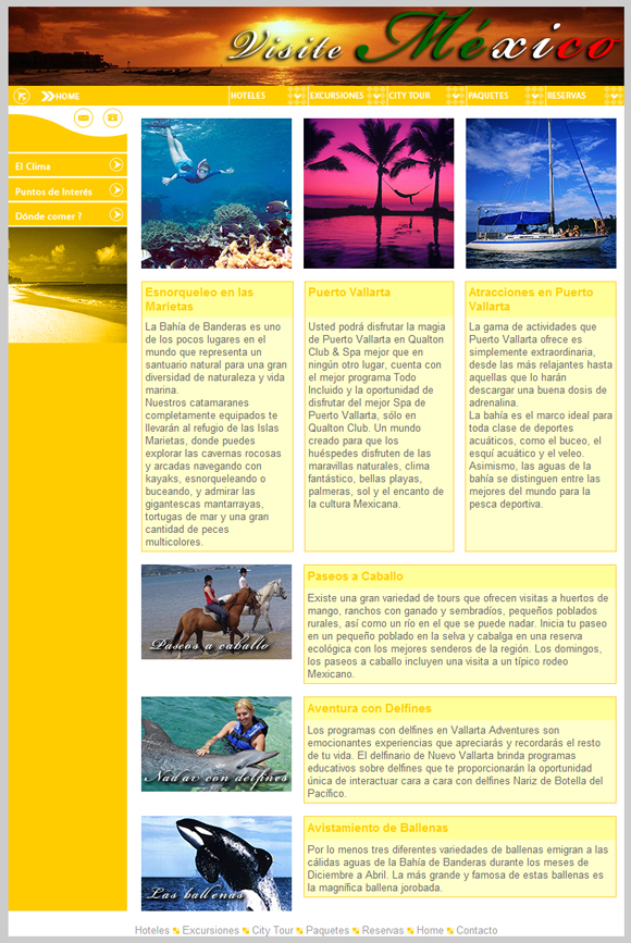 Plantillas de Dreamweaver Curso Dise&ntilde;o web en www.gdcapacitacion.com.ar